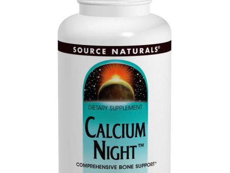 Calcium Night, Value Size, 240 Tablets, Source Naturals Cheap