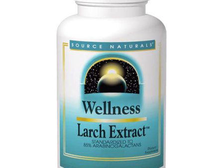 Larch Tree Extract (Wellness Larchtree) 1000mg 85% Arabinogalactans 60 tabs from Source Naturals For Cheap