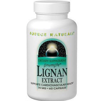 Lignan Extract 70mg 60 caps from Source Naturals Online