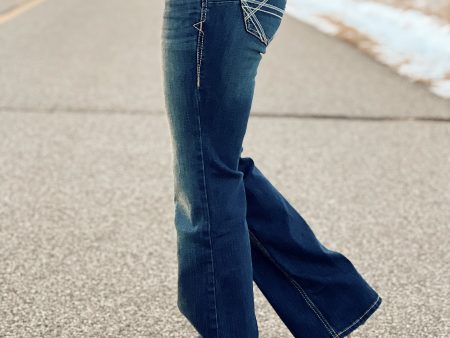 The Sideways Mid Rise Bootcut Jean For Cheap