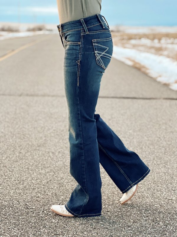 The Sideways Mid Rise Bootcut Jean For Cheap