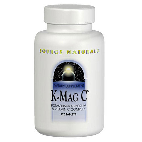 K-Mag C, Potassium, Magnesium and Vitamin C Complex 60 tabs from Source Naturals Supply