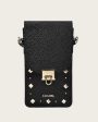 Black exotic cell phone crossbody handbag For Discount