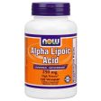 Alpha Lipoic Acid 250mg, ALA 120 Caps, NOW Foods Online now