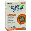 Better Stevia Packets Original, Zero Calorie Sweetener BetterStevia, 100 Packets, NOW Foods on Sale