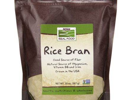 Rice Bran, 20 oz, NOW Foods For Sale