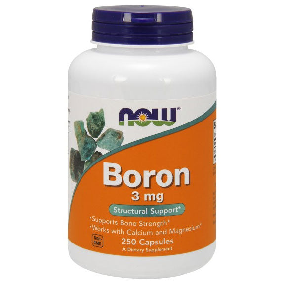 Boron 3mg 250 Caps, NOW Foods For Sale