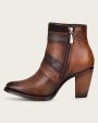 Ankle engraved honey bootie Online now