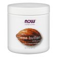 Cocoa Butter 100% Pure, 7 oz, NOW Foods Fashion