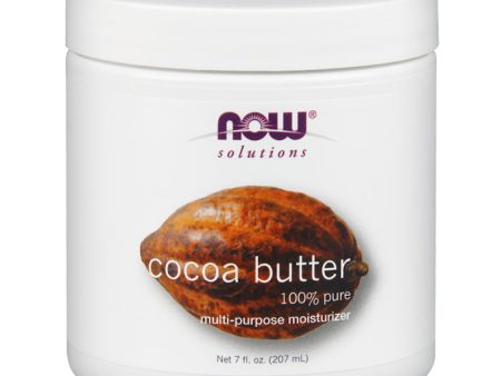 Cocoa Butter 100% Pure, 7 oz, NOW Foods Fashion