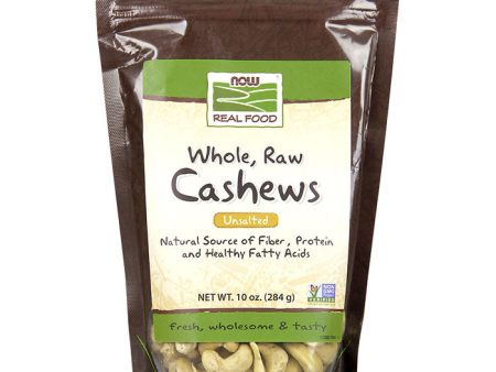 Raw Cashews, Whole & Unsalted, 10 oz, NOW Foods Online Sale