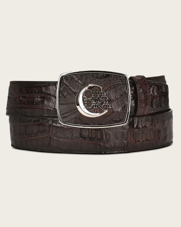 Brown engraved ultra exotic Belt Cheap