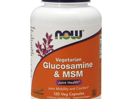 Glucosamine & MSM Vegetarian 120 Vcaps, NOW Foods For Cheap