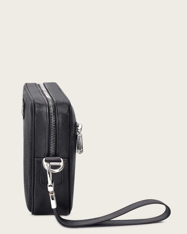 Black document bag Hot on Sale