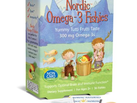 Nordic Omega-3 Fishies for Kids, Yummy Chewable Fish Oil, 36 Gummies, Nordic Naturals Hot on Sale