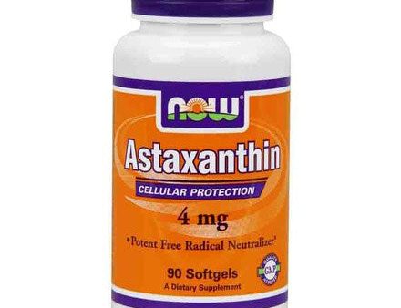 Astaxanthin 4 mg, 90 Softgels, NOW Foods Online Sale