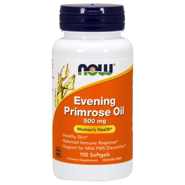 Evening Primrose Oil 500mg 100 Softgels, NOW Foods Online now