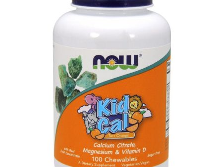 Kid Cal Chewable Calcium with Magnesium & D, 100 Lozenges, NOW Foods on Sale