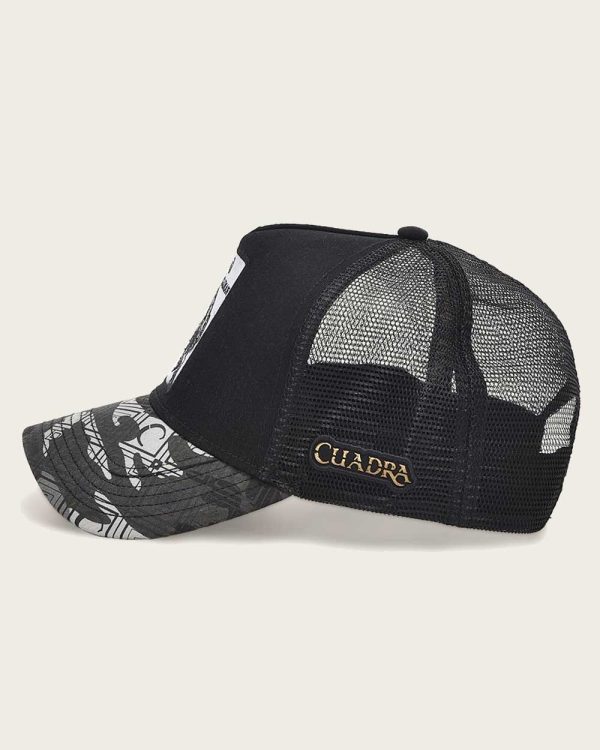 Black alligator patch cap Cheap