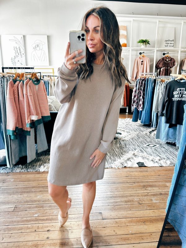 Knit Mini Dress-4 Colors on Sale