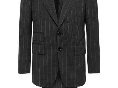 Tailored Single-Breasted Wool Suit Online now