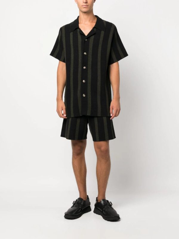 Almar Striped Terry-Cloth Shirt Online Hot Sale