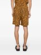 Leopard-Print Poplin Shorts Fashion