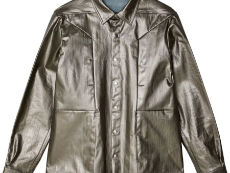 Fogpocket High-Shine Shirt Jacket Discount